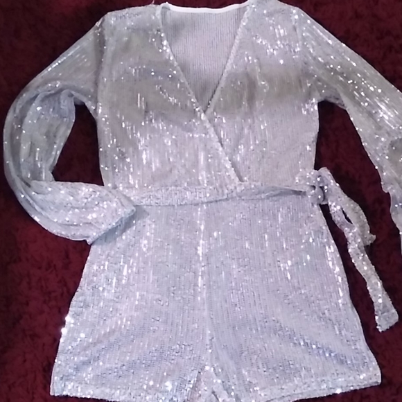 Dance with the Stars Sequined Romper - Picture 2 of 4